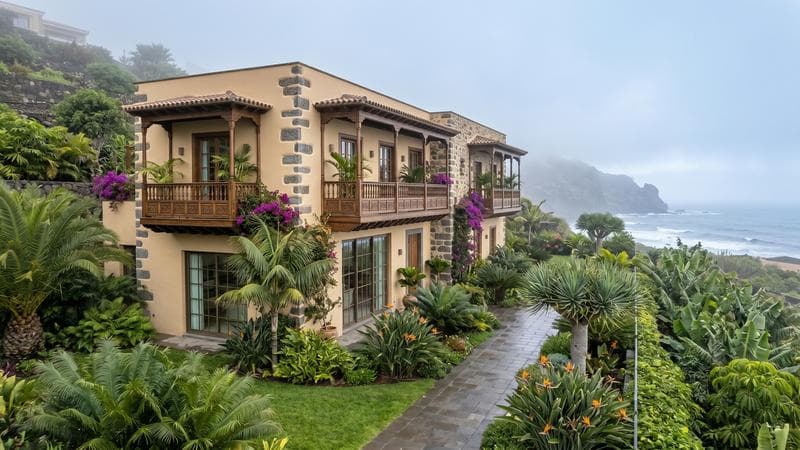 Puerto de la Cruz — edificio residencial en zona costera con humedad del alisio y necesidad de trasdosado térmico