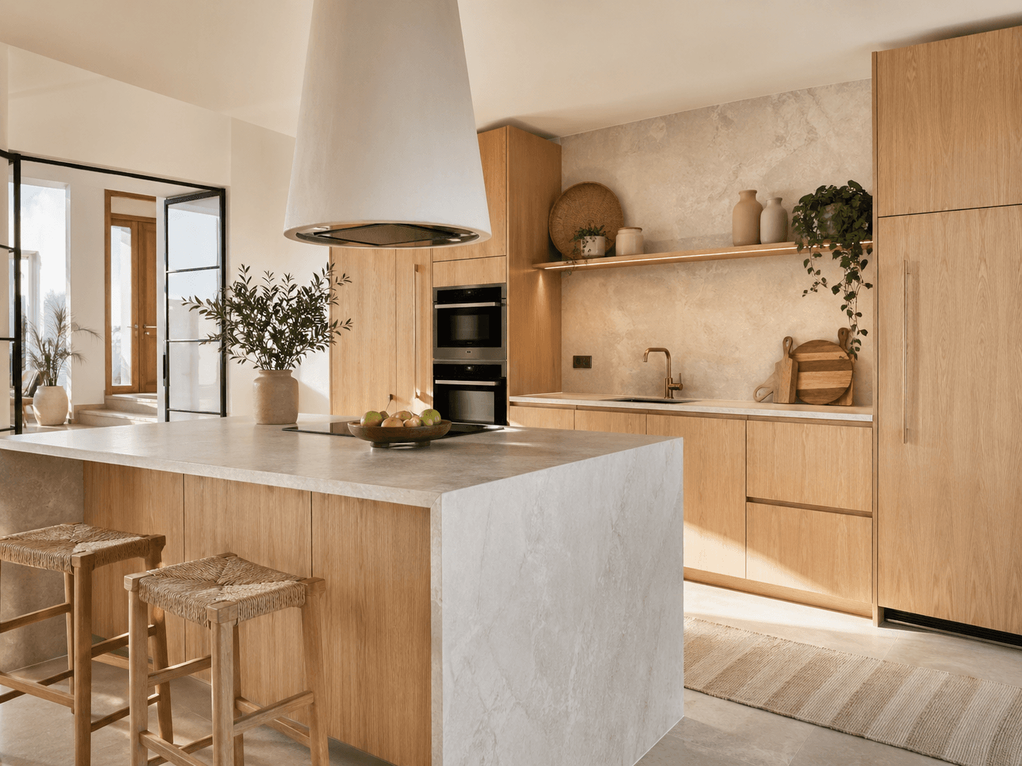 Reforma de cocina con isla central en Santa Cruz de Tenerife