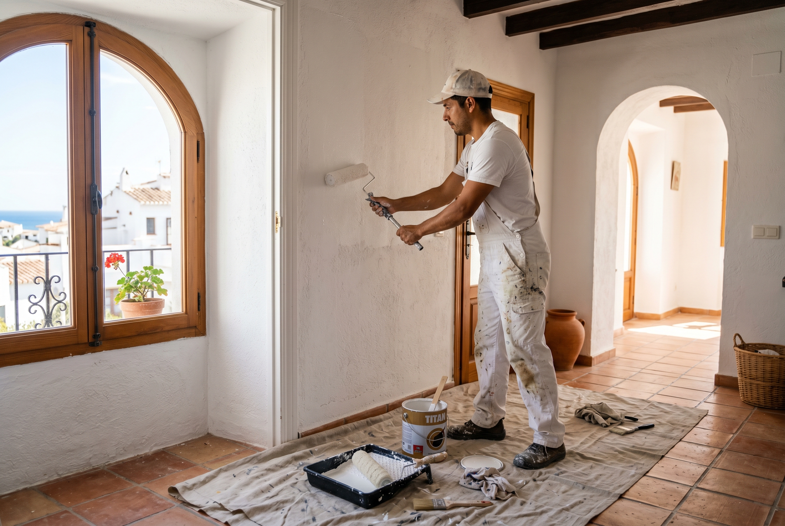 Pintura decorativa interior Tenerife